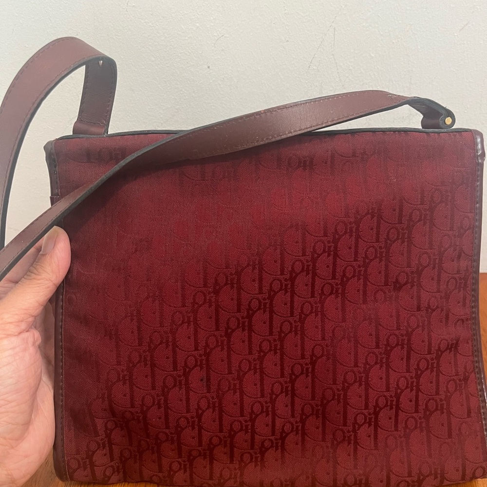 Authentic monogram vintage Christian Dior crossbody bag - Picture 9 of 14